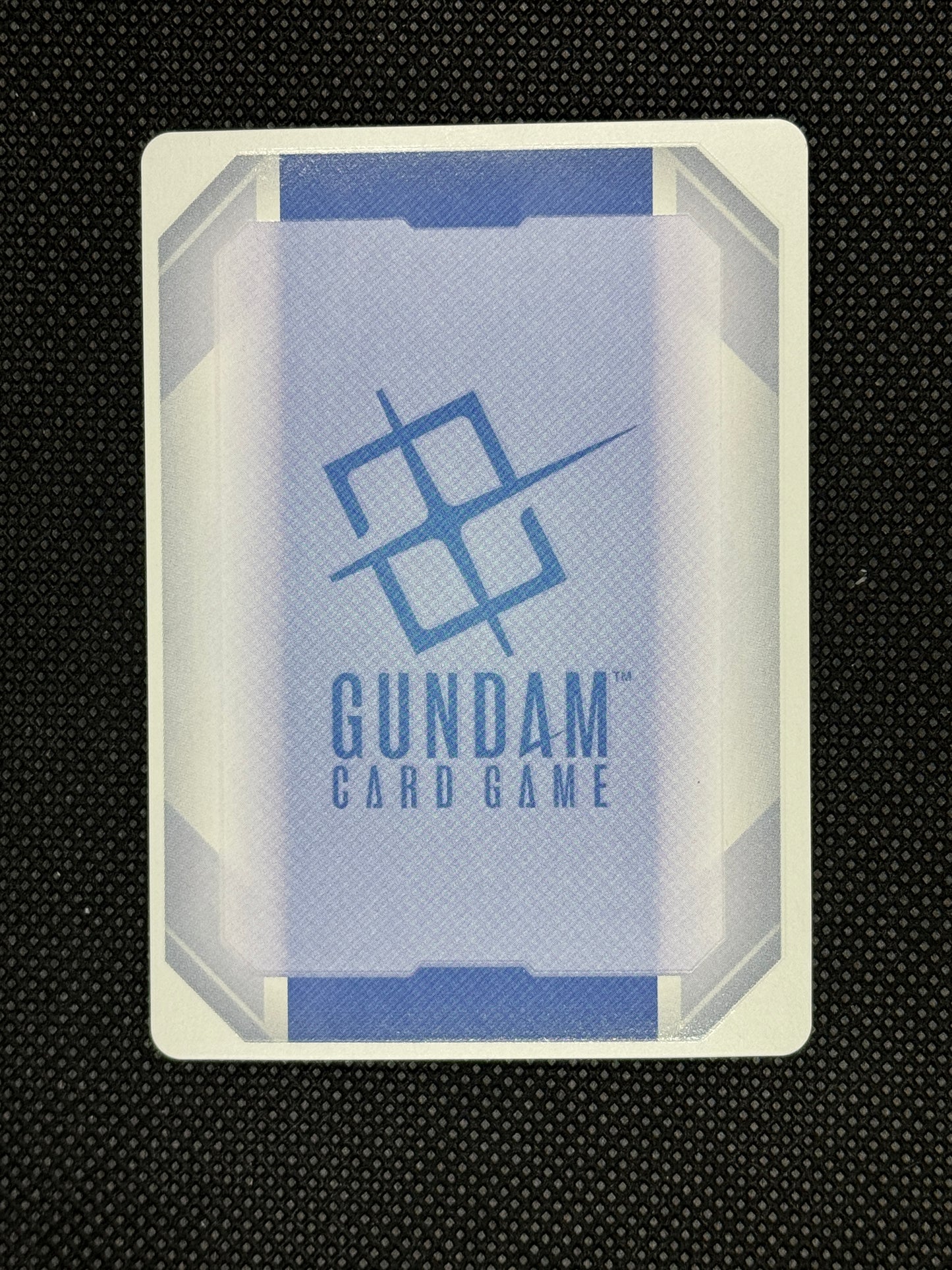 Back of the Gundam card.