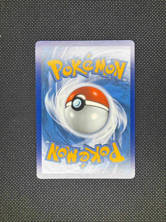 Pokemon logo with a blue background, yellow text, and a pokeball.