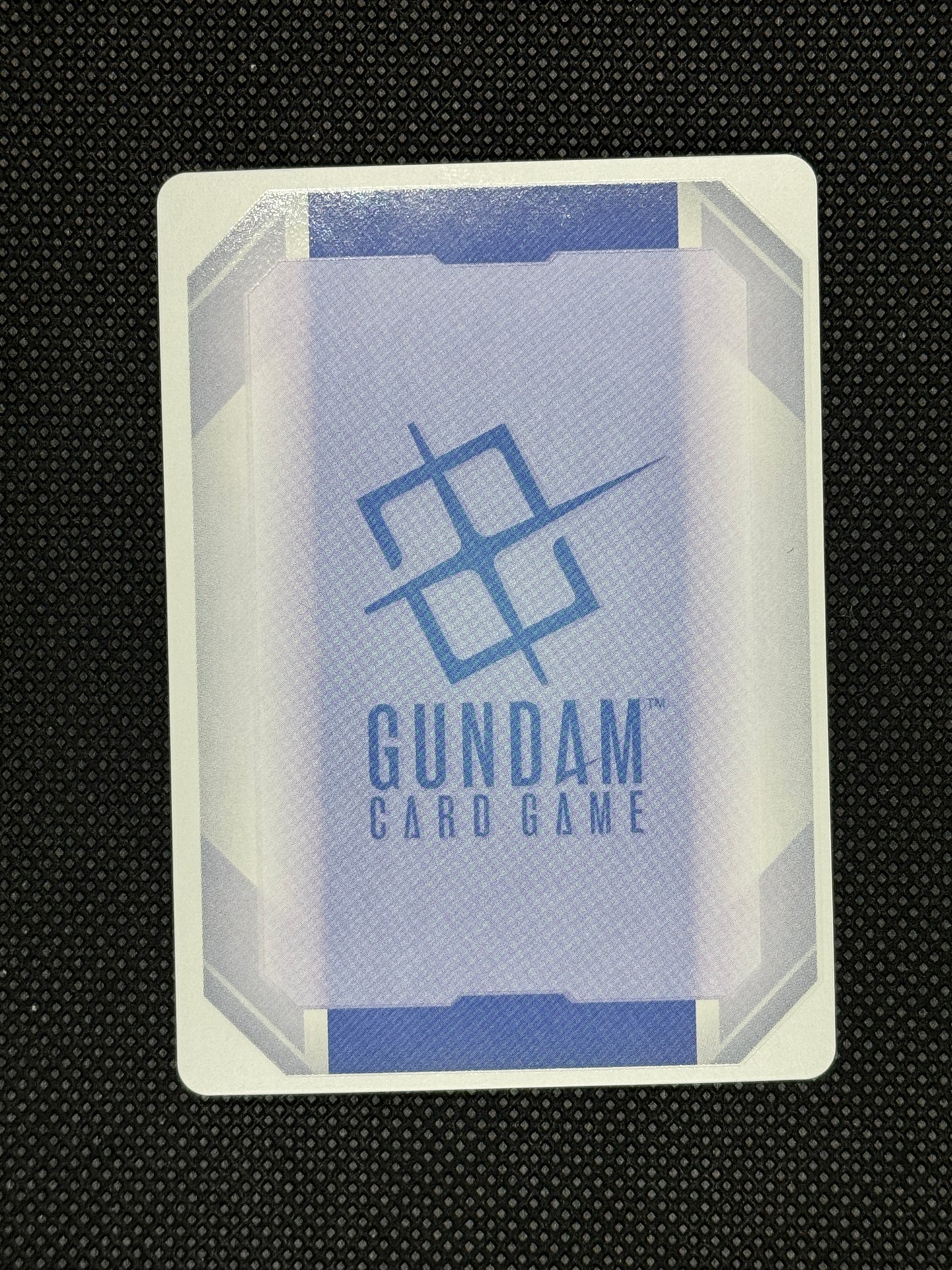 Blue Gundam card game Back