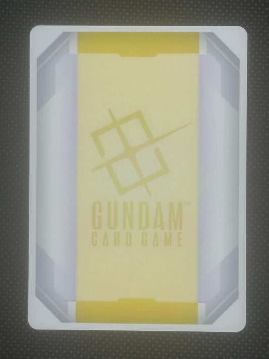 Yellow Gundam backing for token cards