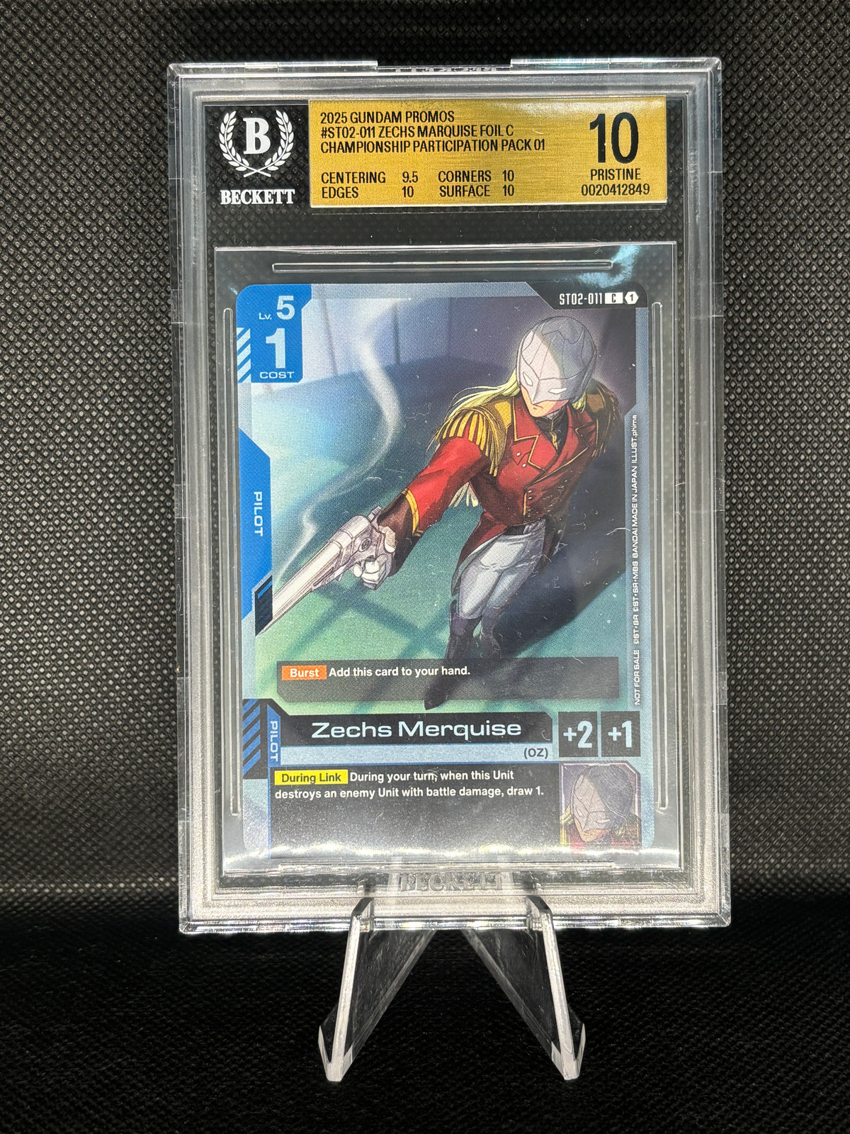 BGS 10 - Zechs Marquise - ST02-011 - C - Champ Participation Pack 01