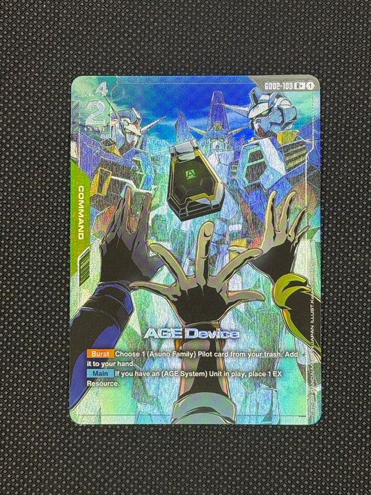 Three Age Gundams and Three hands reaching for them