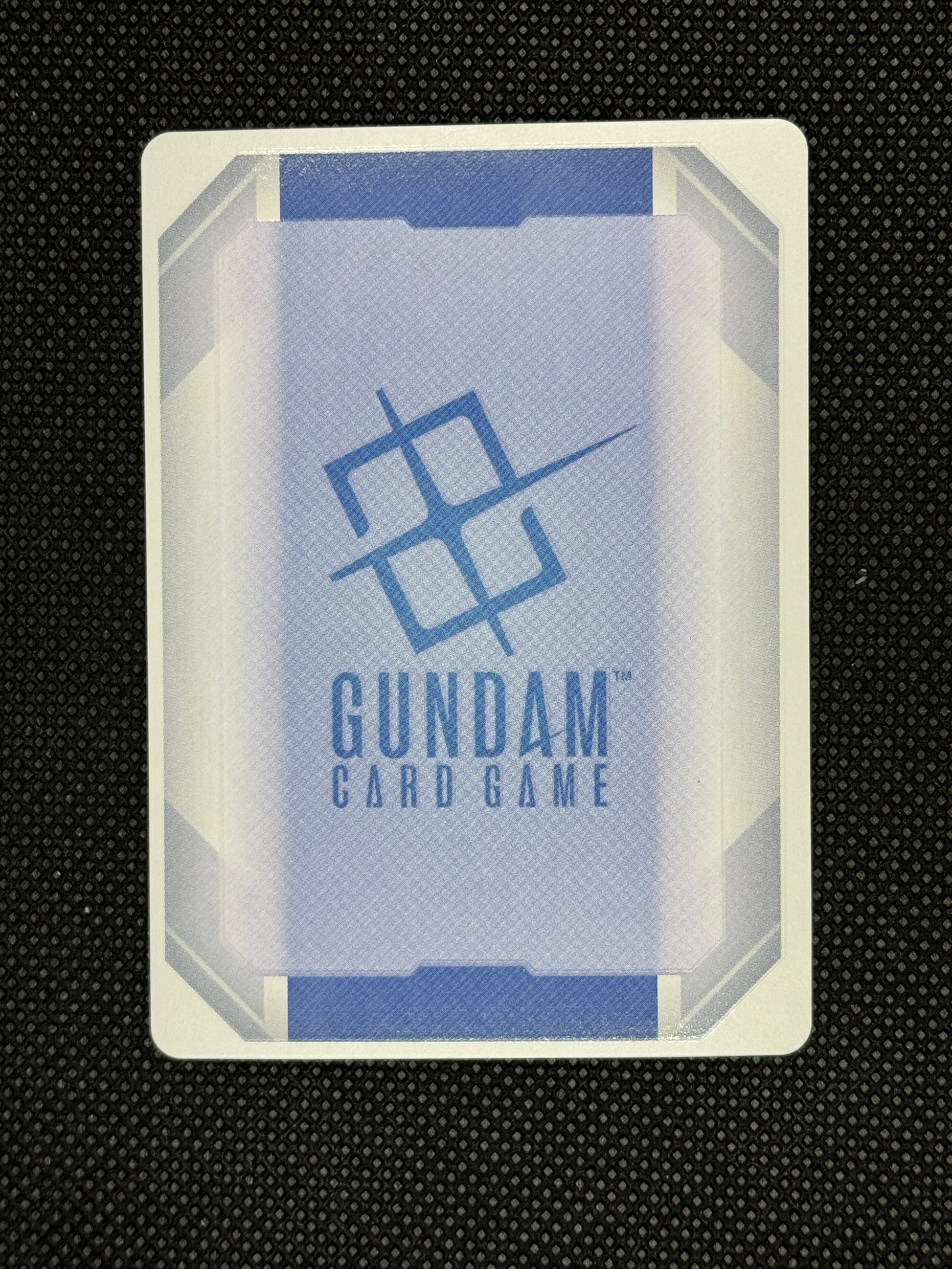 Back of the Gundam card.