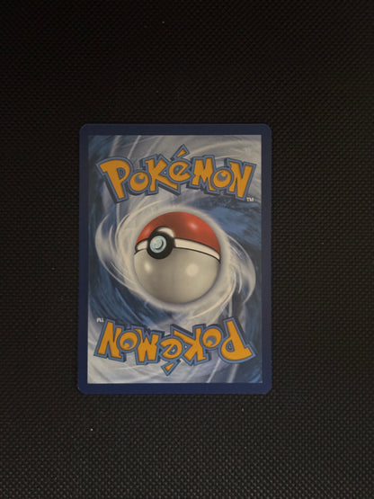 Pokemon logo with a blue background.