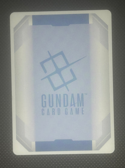 Blurry Gundam card blue back
