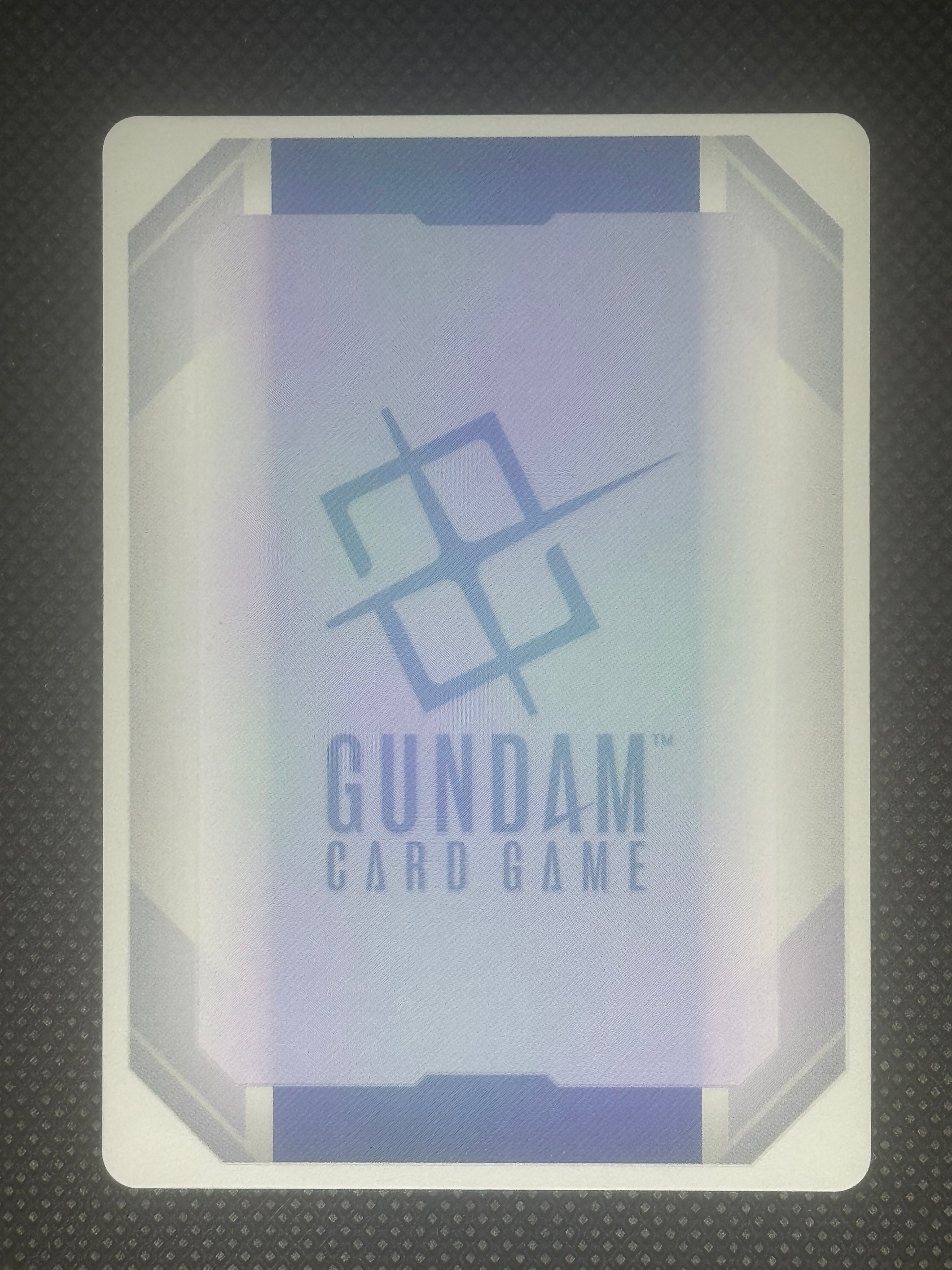 Gundam card game logo blue