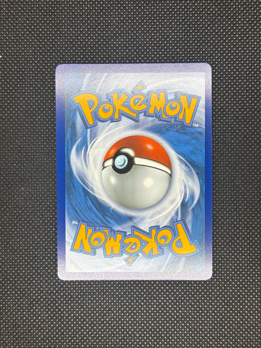 Pokemon logo with a blue background, yellow text, and a pokeball.