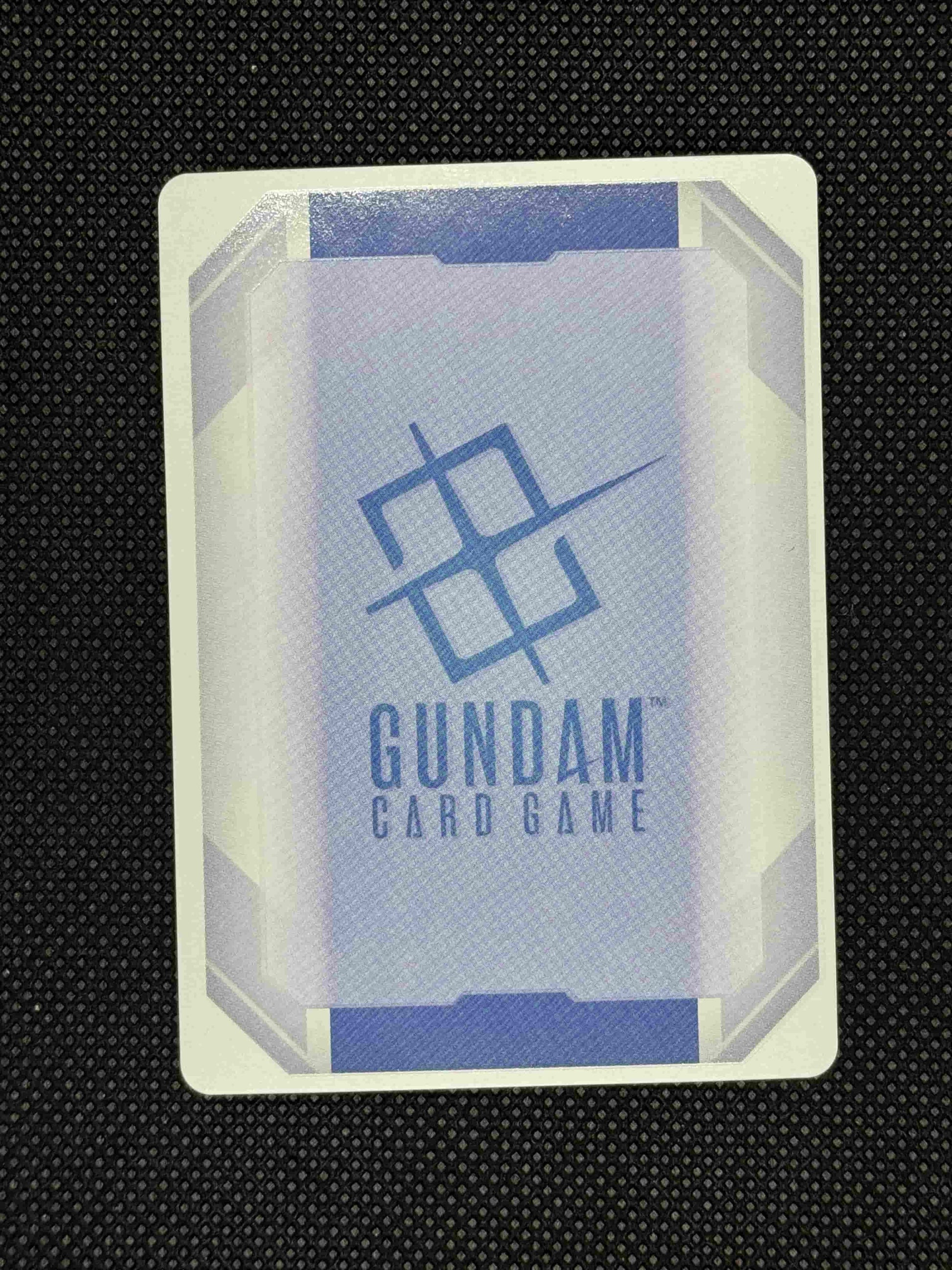Textured back of the GCG card