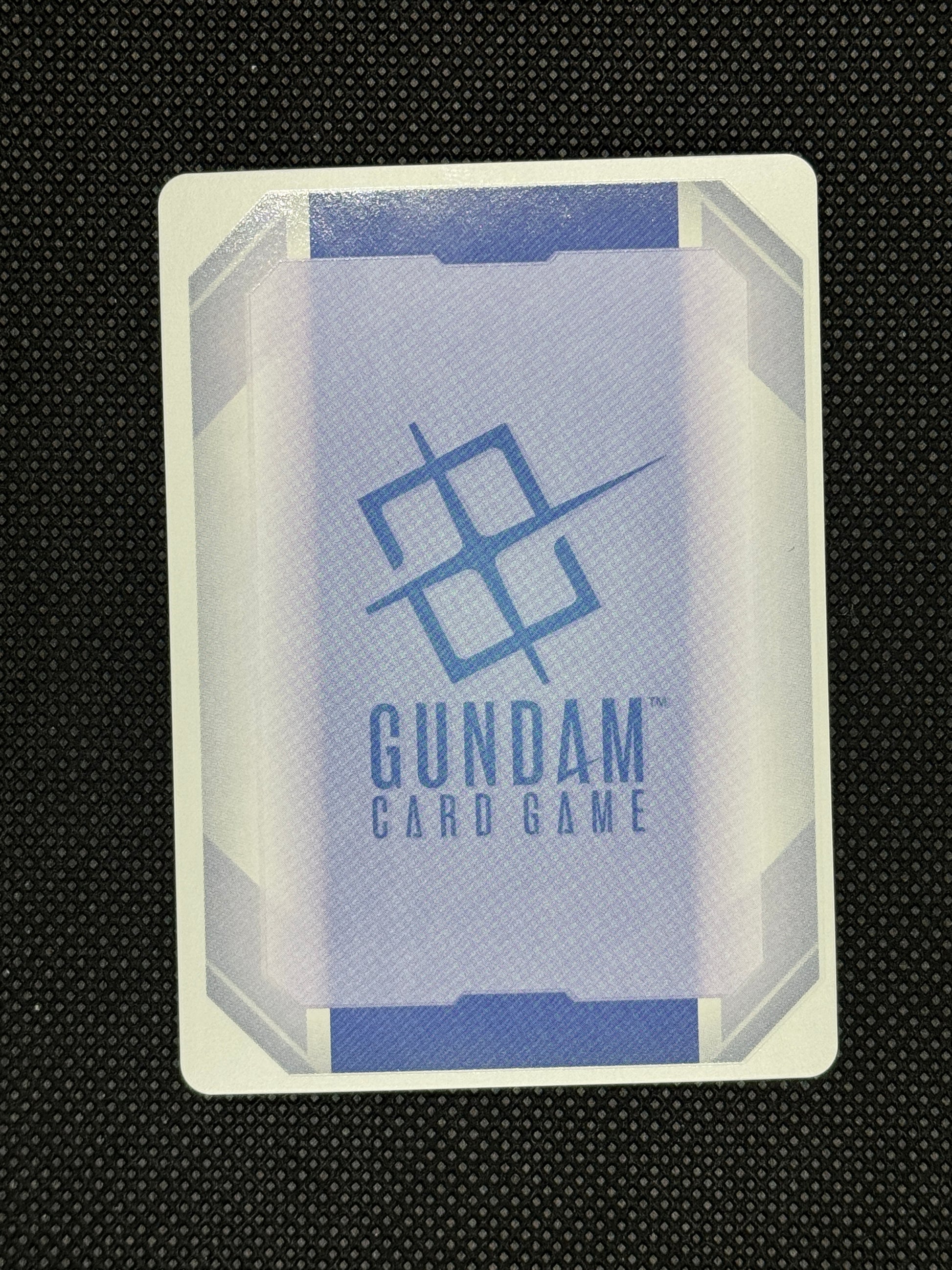 Textured back of the GCG card