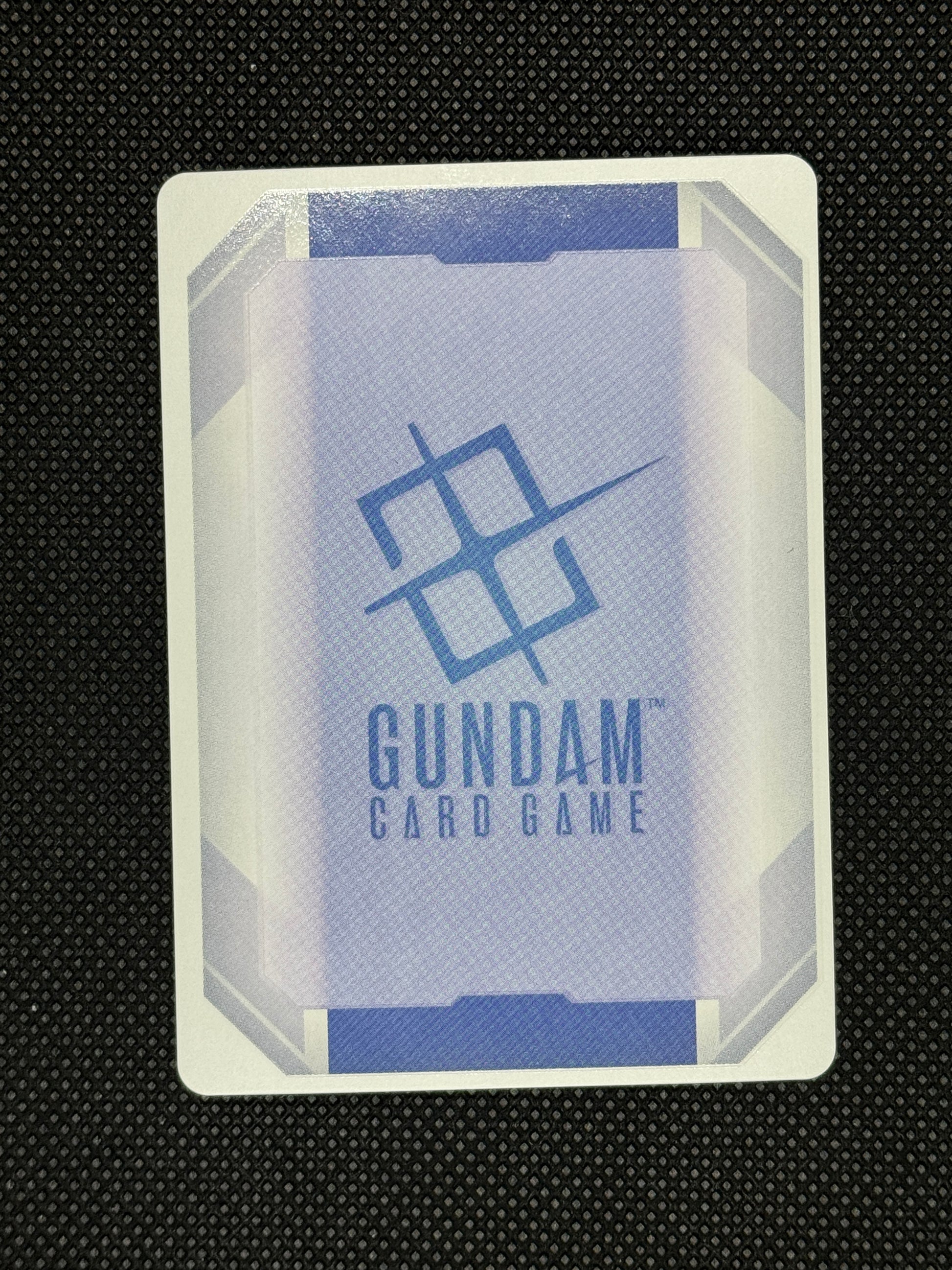 Blue Gundam card game Back