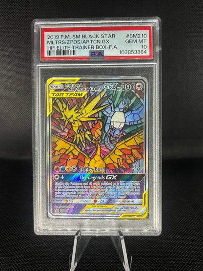 PSA 10 Moltres & Zapdos & Articuno GX - SM Promos