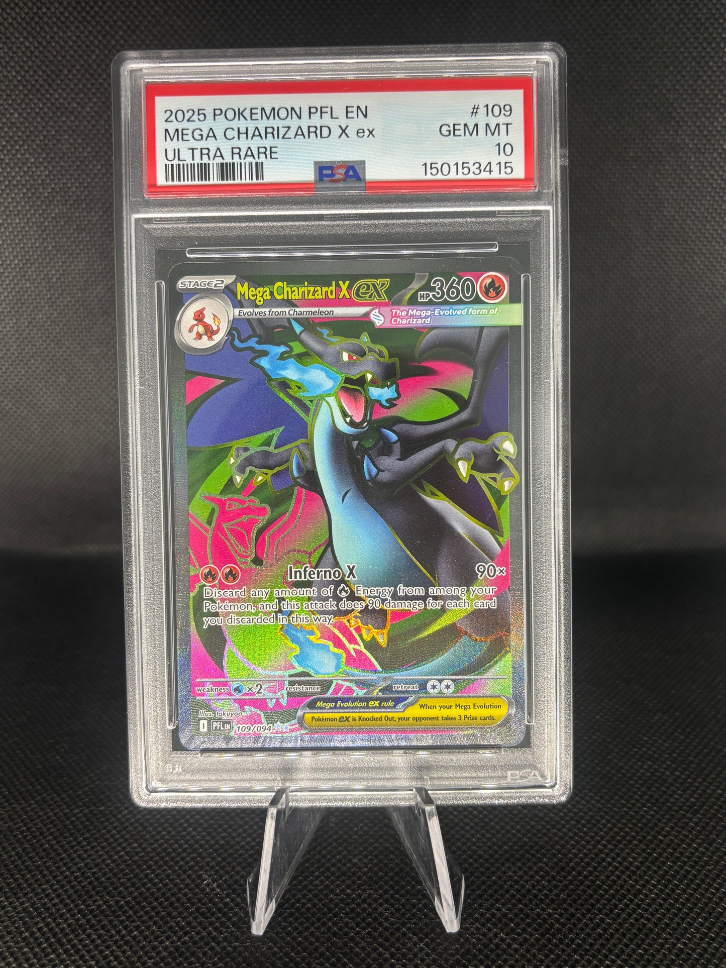 PSA 10 Mega Charizard X ex (Ultra Rare)