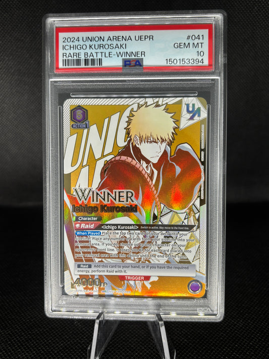 PSA 10 Ichigo Kurosaki (Rare Battle Winner)
