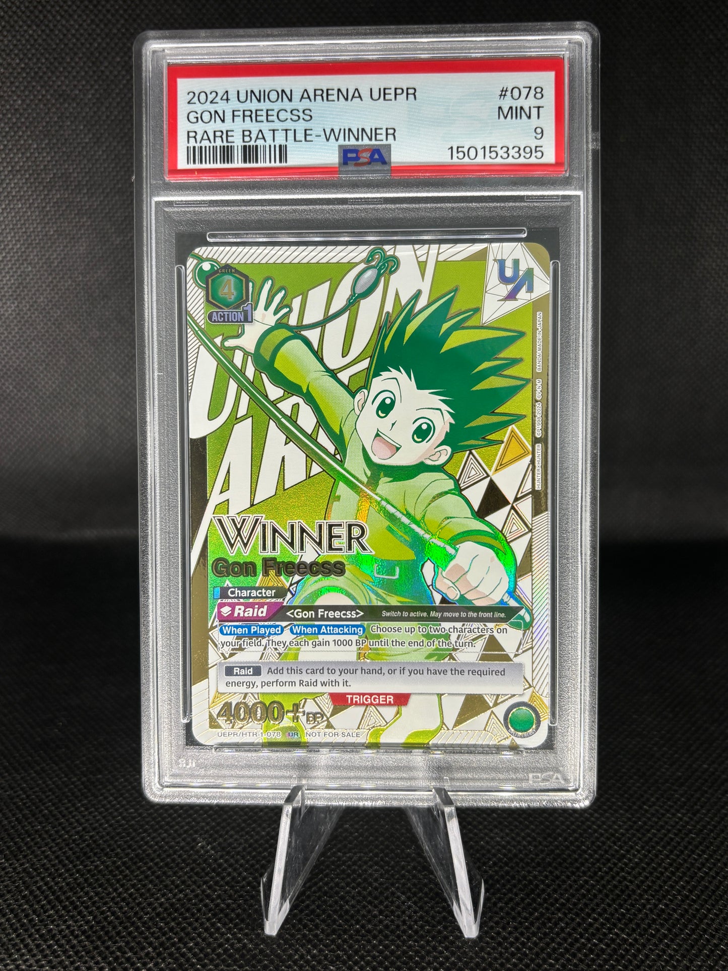 PSA 9 Gon Freecss Rare Battle Winner