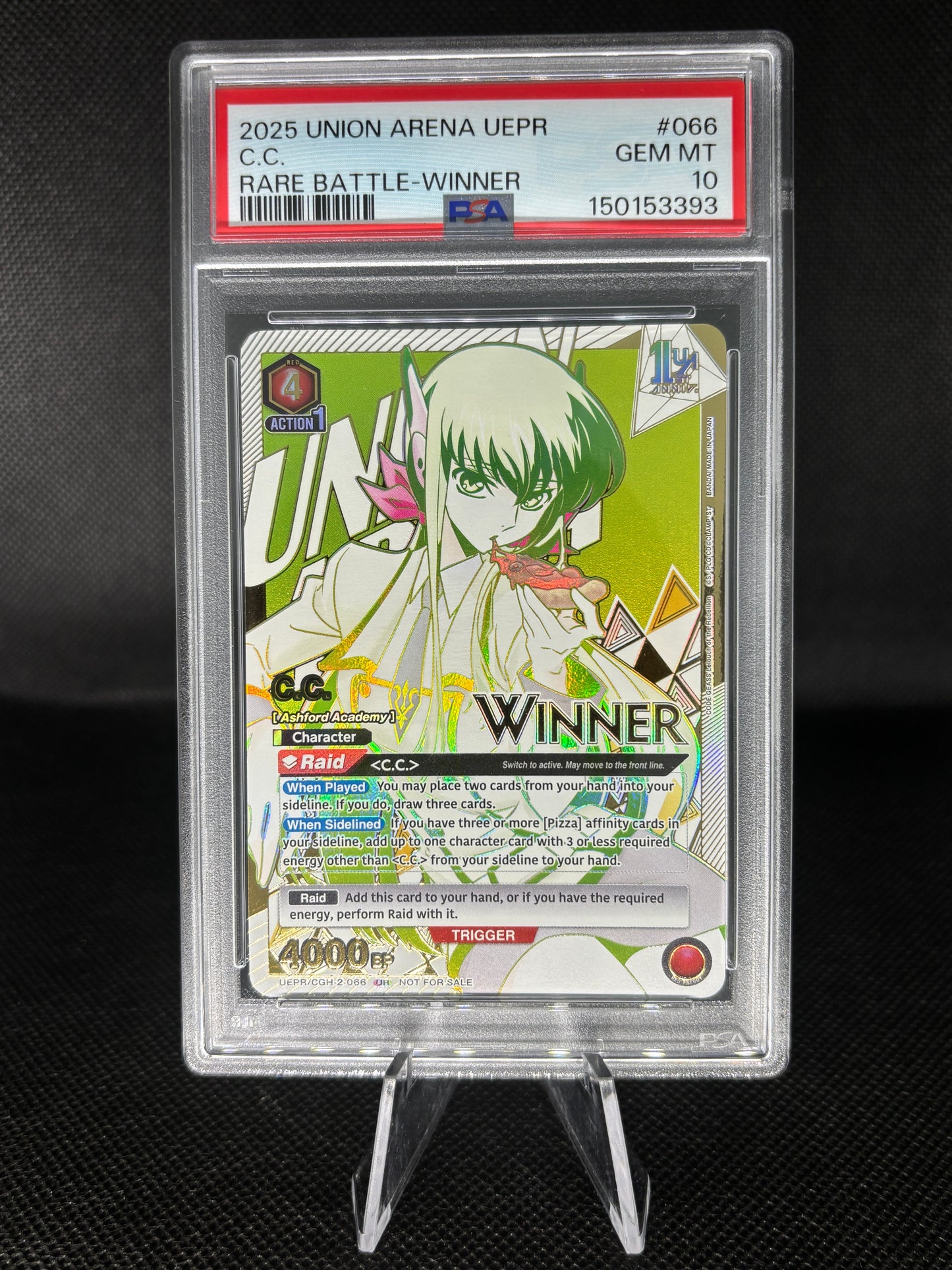 PSA 10 C.C. (Rare Battle Winner)