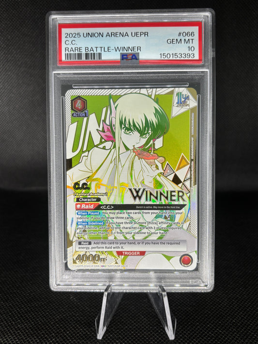 PSA 10 C.C. (Rare Battle Winner)