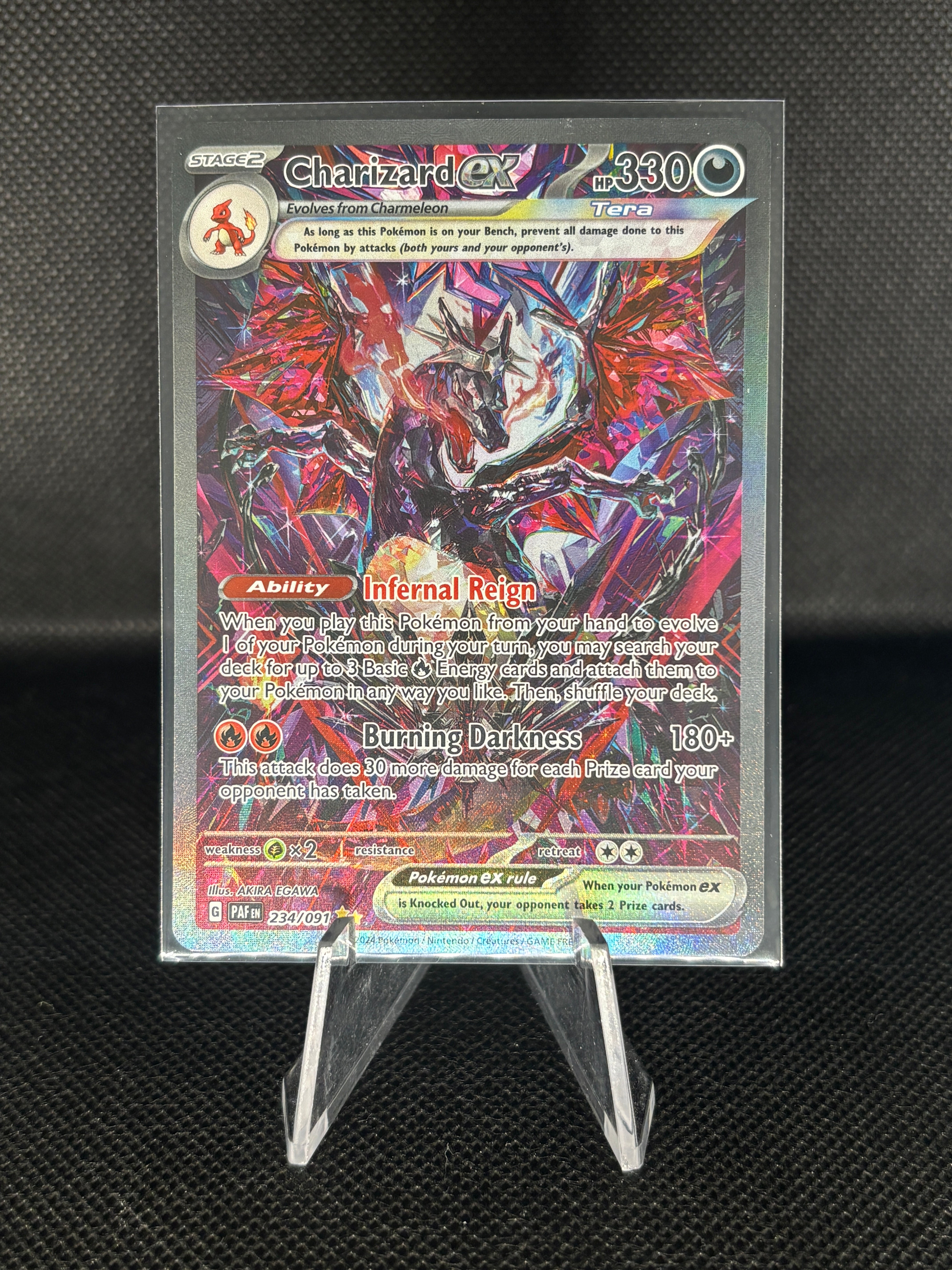 Charizard ex - 234/091 - Paldean Fates - SIR (LP) – Shop Cards USA