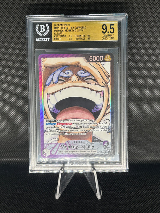 BGS 9.5 - Monkey.D.Luffy - L - OP-09 - 061 - AA