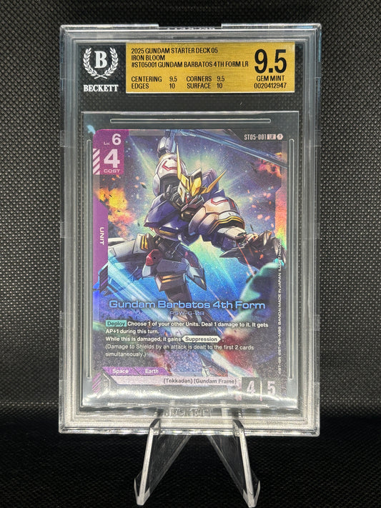 BGS 9.5 - Gundam Barbatos 4th form - LR - ST05-001 - PCC