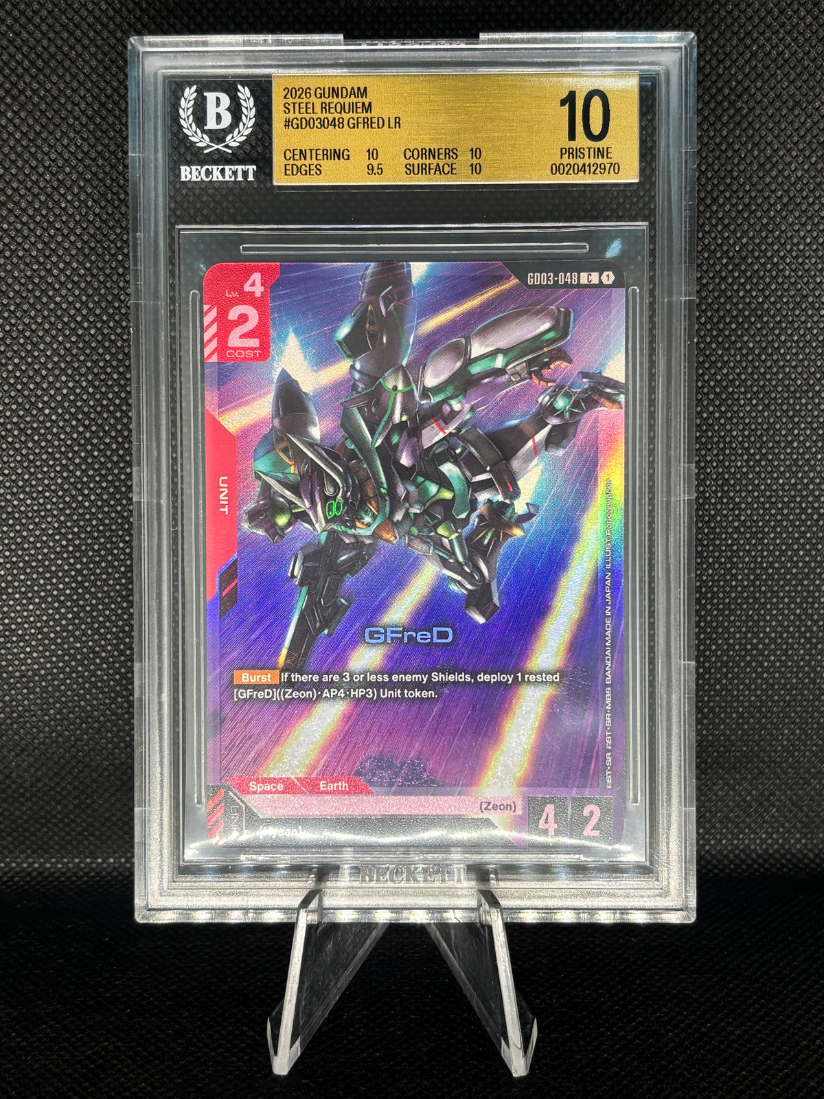 BGS 10 - Gfred - GD03-048 - C - PCC Gundam Assemble MSG:Gquuuuuux