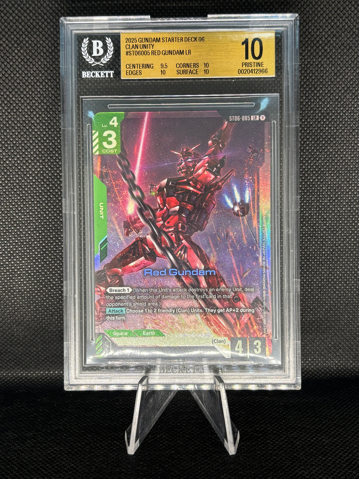 BGS 10 - Red Gundam - LR - ST-06-005 - PCC