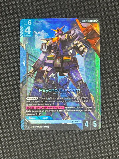 Psycho Gundam Front with Gundak Mk. ii back