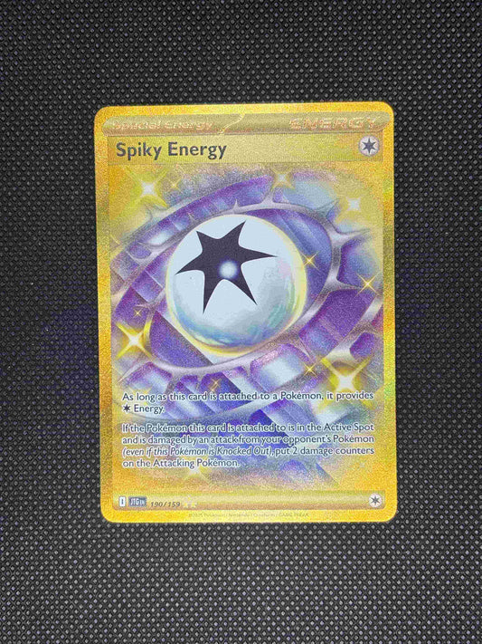 colorless energy with spikes around it and a gold border.