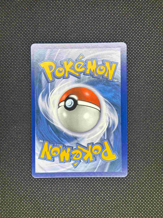 Pokemon logo with a blue background, yellow text, and a pokeball.